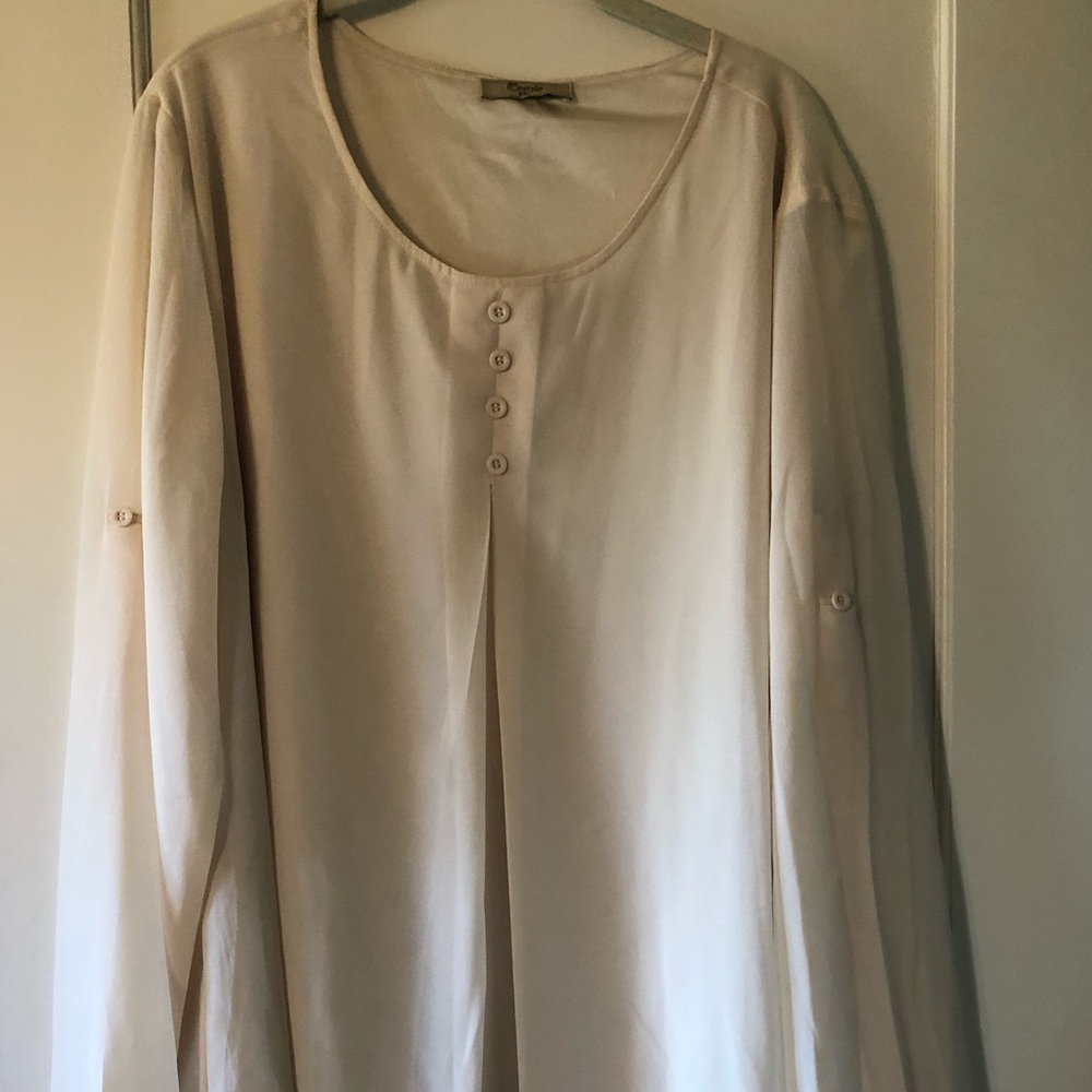 Cream Swing Blouse